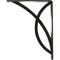 Ekena Millwork Miller Wrought Iron Bracket, (Single center brace), Antiqued Pewter 1 1/2"W x 7 1/2"D x 10"H BKTM01X07X10SMIAPW - alternate 3